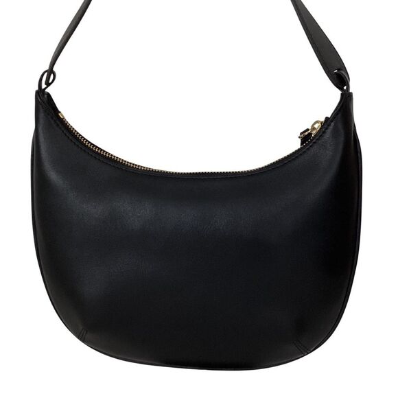 MANU ATELIER Manu Mini Hobo Black Soft Leather Handbag Shoulder Bag - Picture 5 of 10